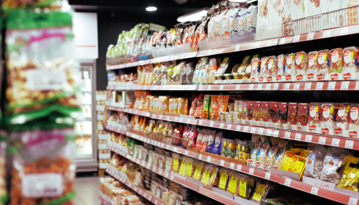 imagen del interior de un supermercado