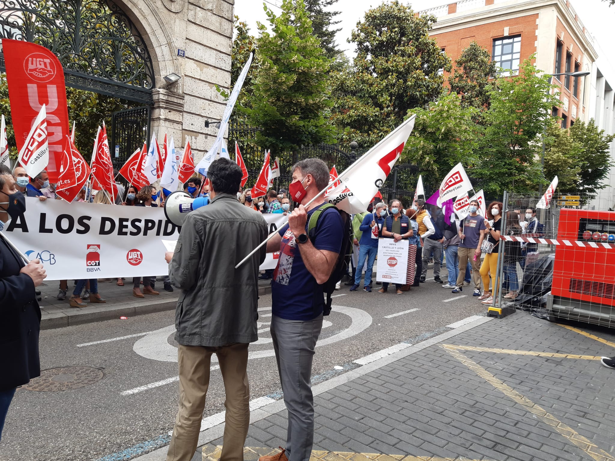 Contra el ERE BBVA en Castilla y León