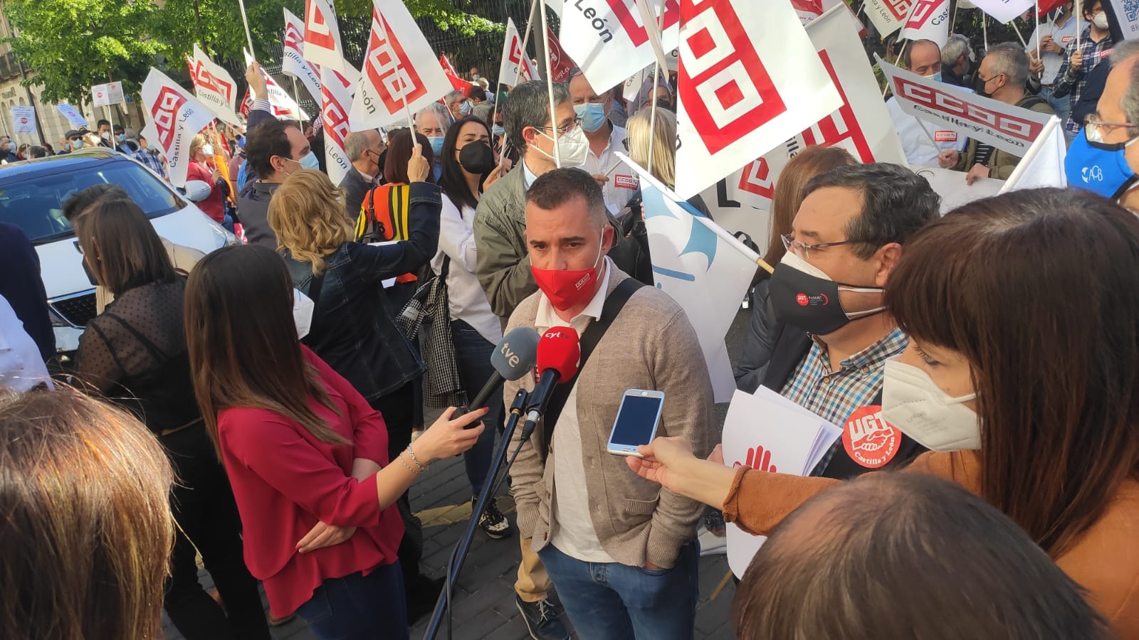 protestas en bbva