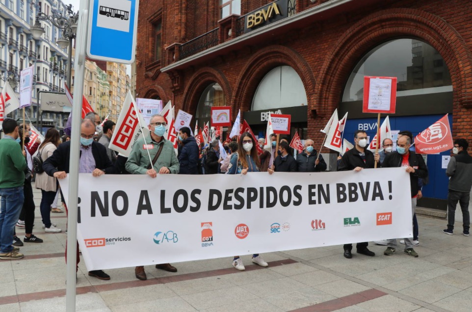 Contra el ERE BBVA en Castilla y León