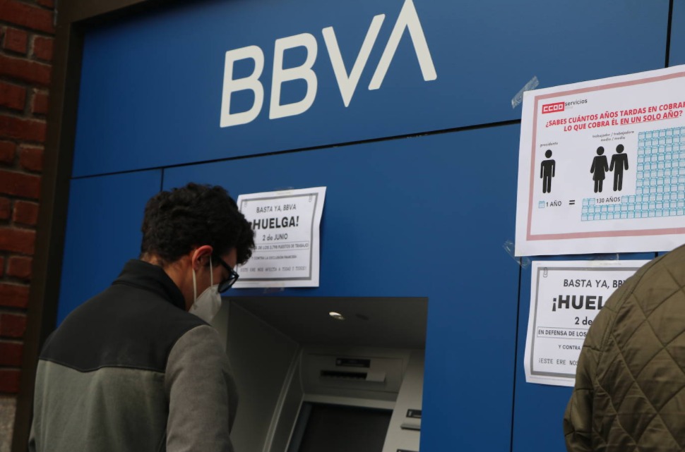 Contra el ERE BBVA en Castilla y León