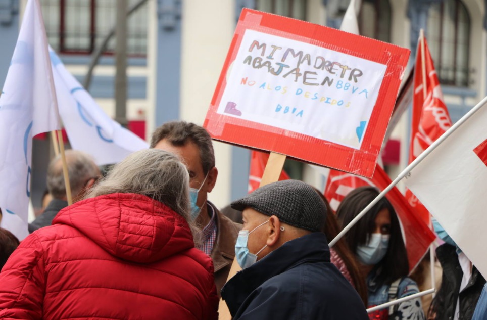 Contra el ERE BBVA en Castilla y León