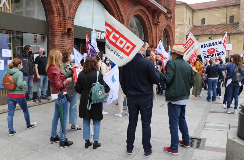 Contra el ERE BBVA en Castilla y León