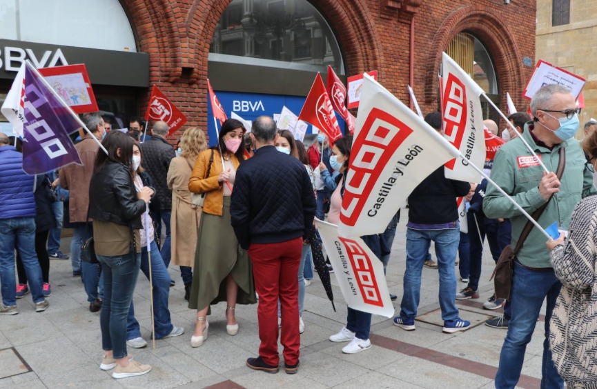 Contra el ERE BBVA en Castilla y León