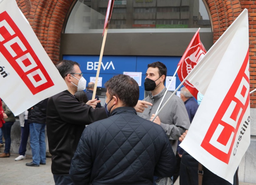 Contra el ERE BBVA en Castilla y León