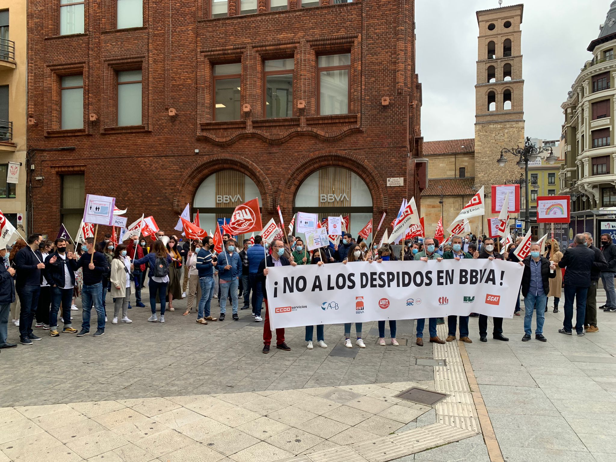 Contra el ERE BBVA en Castilla y León