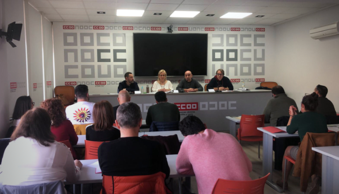reunión de delegadas y delegados de CCOO de Paradores de Castilla y León
