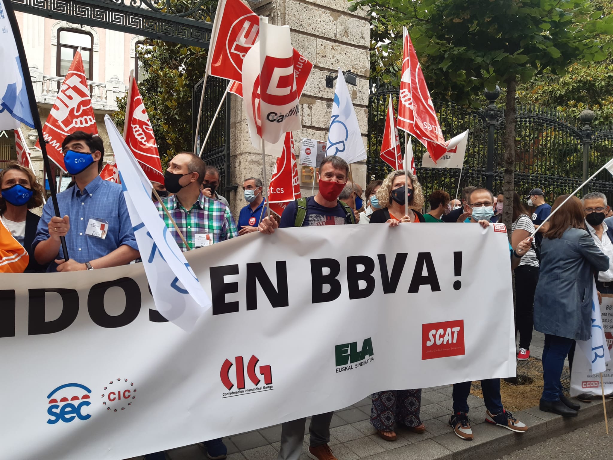 Contra el ERE BBVA en Castilla y León