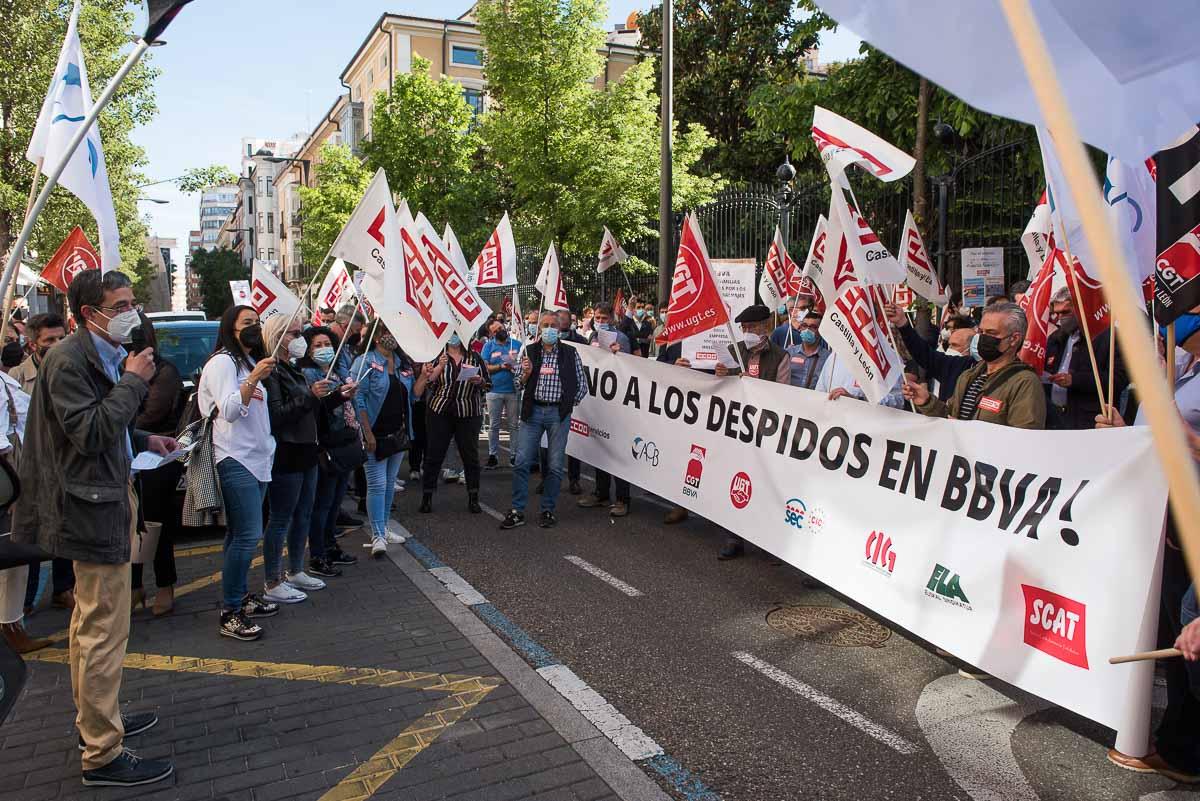 protestas en bbva