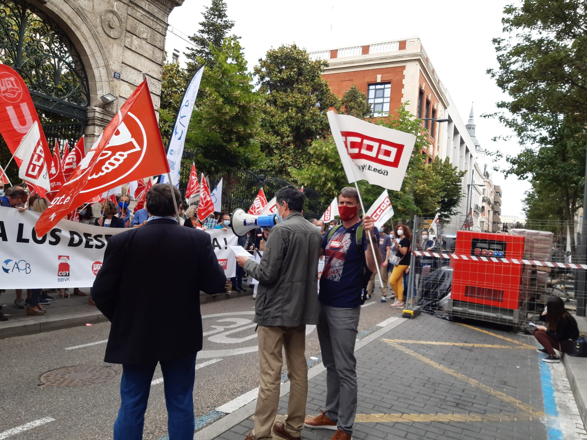 Contra el ERE BBVA en Castilla y León