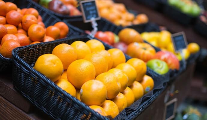 imagen de frutería y supermercado