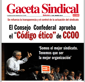 Gaceta Sindical - Toxo - CCOO - Códio Ético