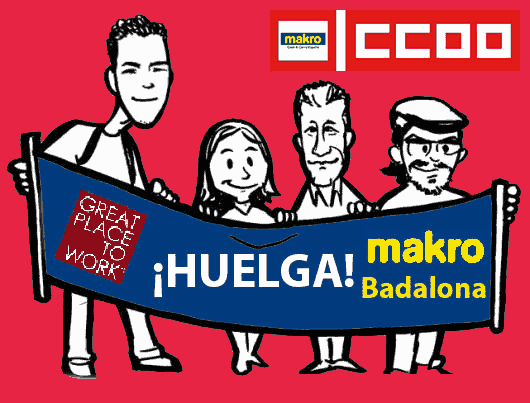 Huelga en Makro Badalona el próximo 22 de Junio de 2018