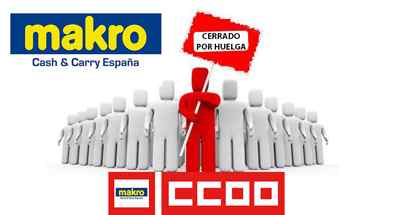 Huelga enMakro málaga