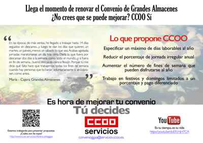 Convenio Grandes Almacenes