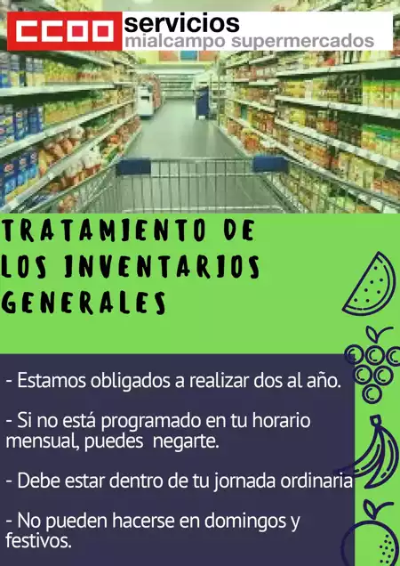 Tratamiento inventarios generales SABECO