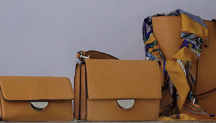 bolsos, piel, comercio