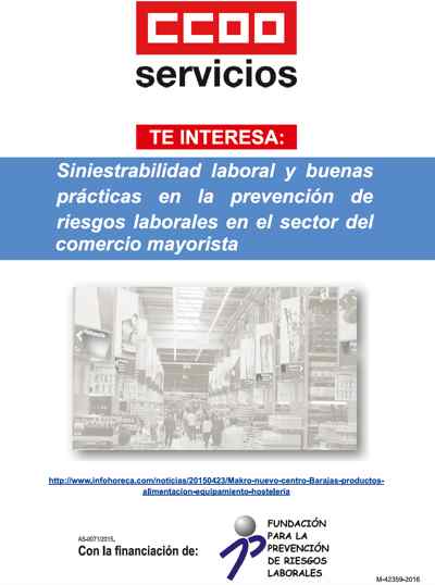 Folleto riesgos laborales comercio mayorista