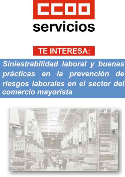 Folleto prevencion riesgos laborales sector del comercio mayorista