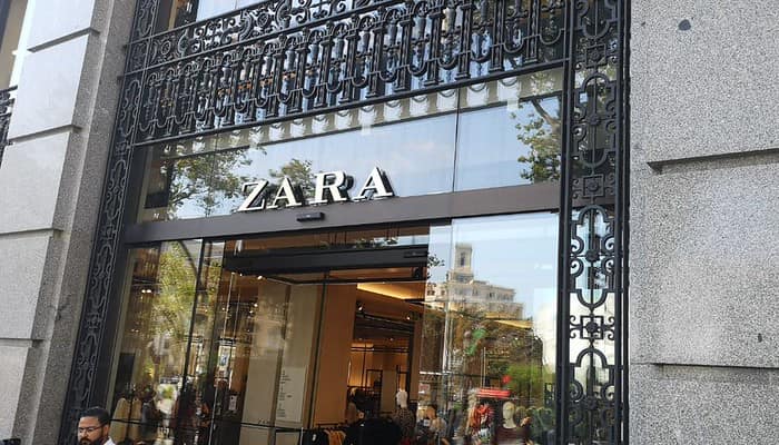 Tienda de ZARA enBarcelona. Grupo Inditex