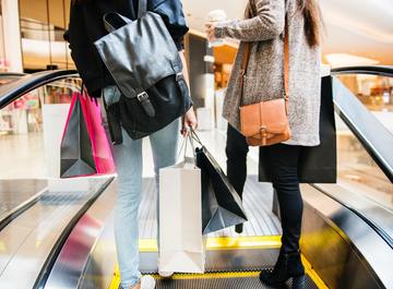 bolsas comercio escaleras mecánicas