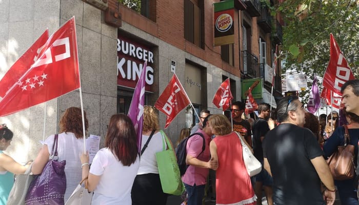 CCOO en Burger King