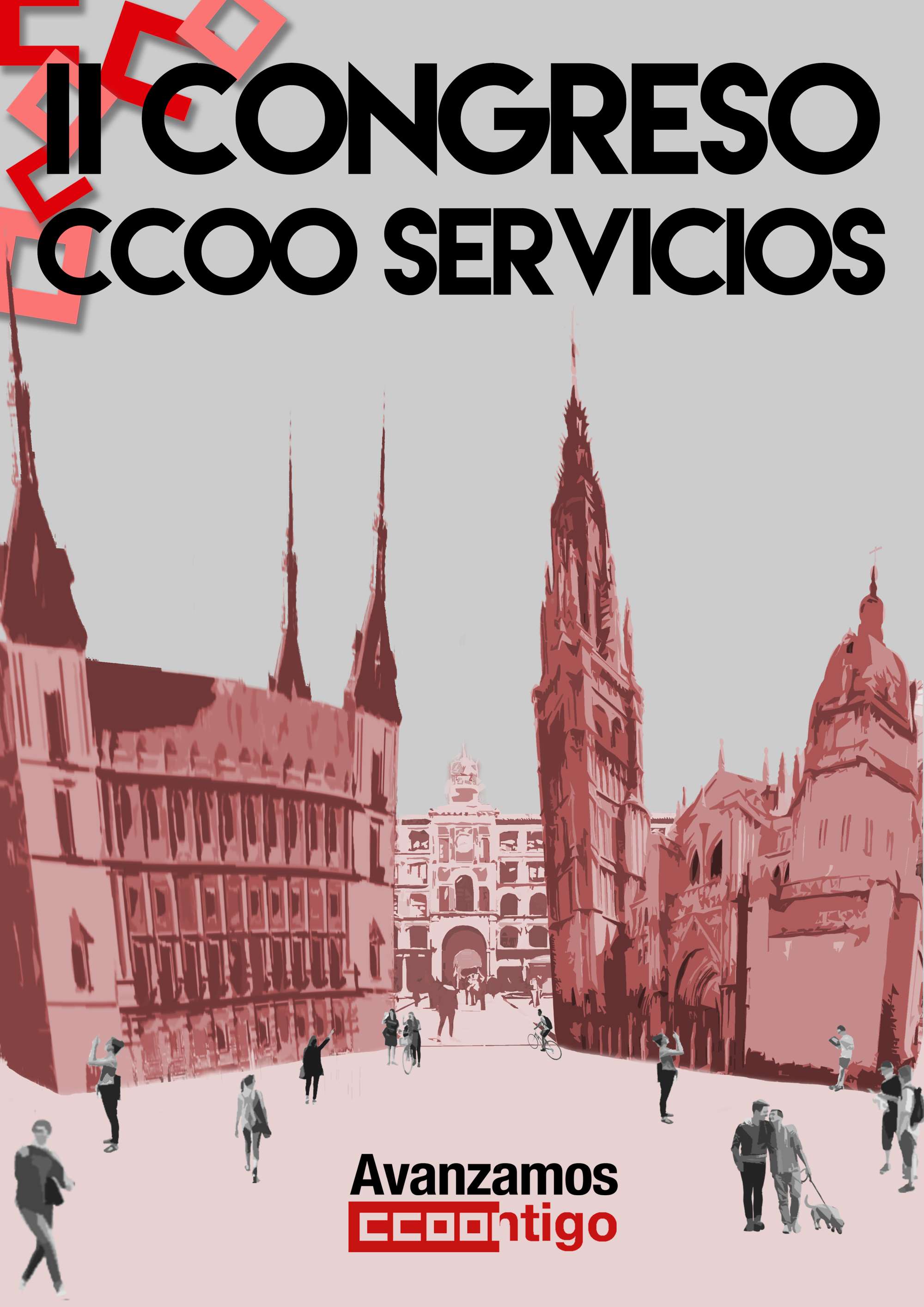 Cartel Congreso Servicios CCOO