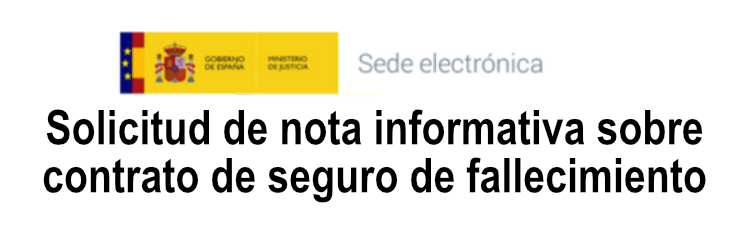 Nota informativa sobre contrato de seguro de fallecimiento