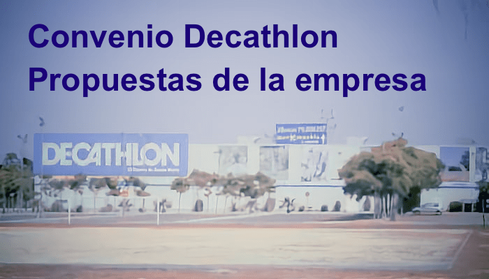 Tienda Decathlon, negociación colectiva