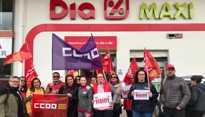 Delegados y delegadas CCOO Grupo Dia