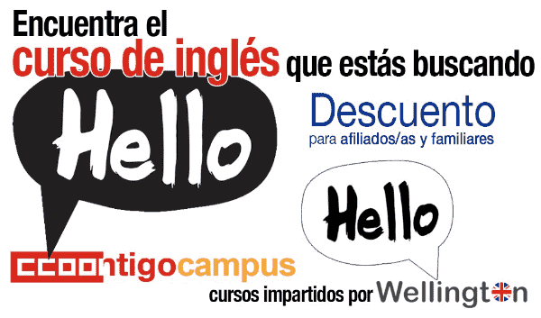 Cursos de Inglés para la afiliación a CCOO