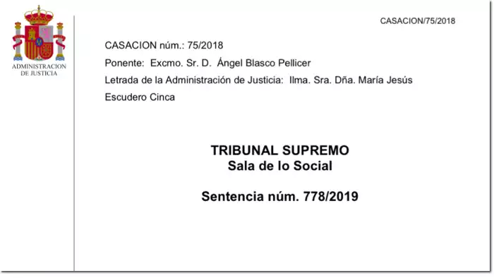 Sentencia ETT Supremo