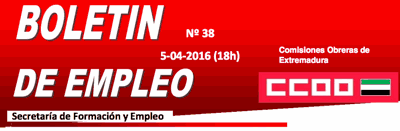 Boletin empleo CCOO Extremadura