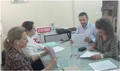 CCOO Firma convenio de Opticas Badajoz.