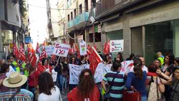 Manifestacion Los telares Mérida