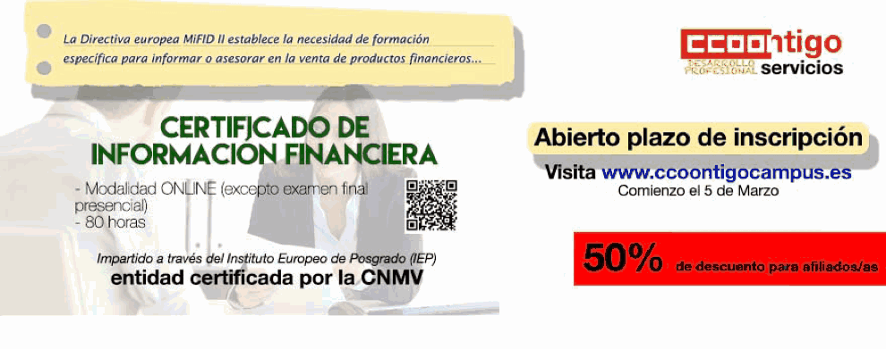 Curso Información productos financieros