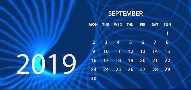 Mes de septiembre.