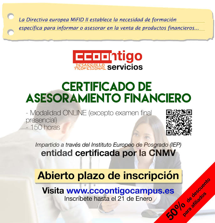 Cusro asesoramiento financiero MFID II