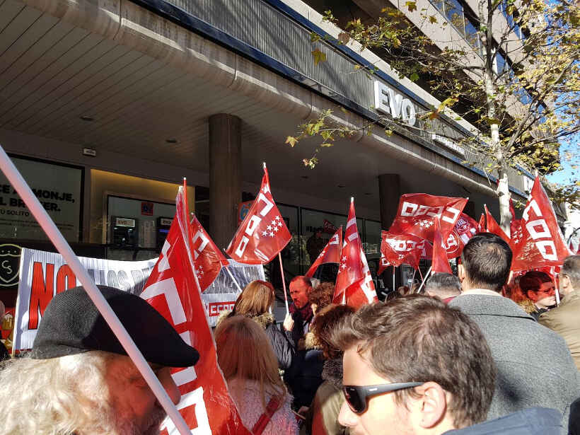 Huelga en Evobanco