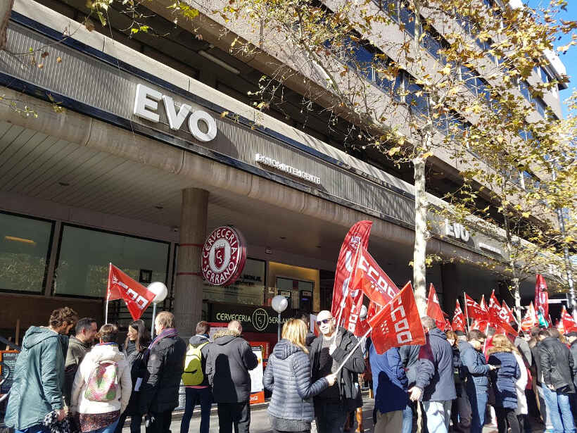 Huelga en Evobanco