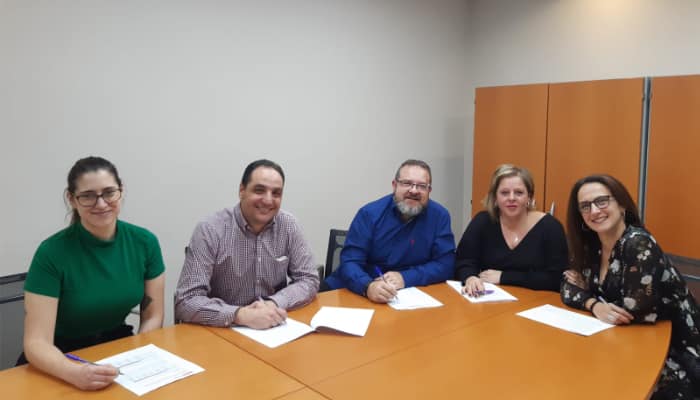 Firma convenio entidades financieras