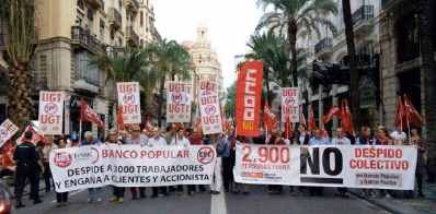 Protestas ERE Banco Popular