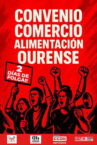 folga convenio comercio alimenación Ourense