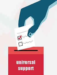 eleccións universal support