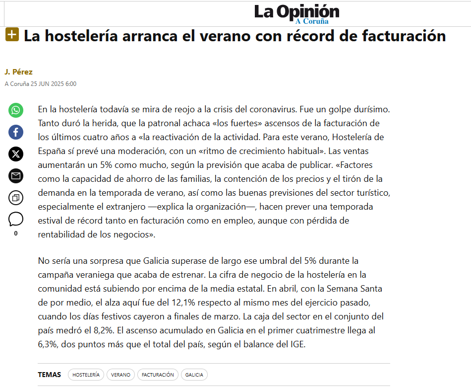 hostalaría Coruña