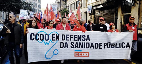 manifestación sanidade pública