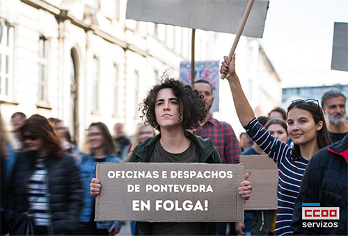 folga oficinas despachos Pontevedra