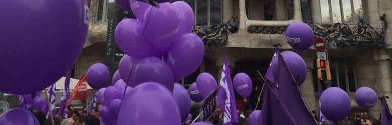 Globos el 8 de Marzo