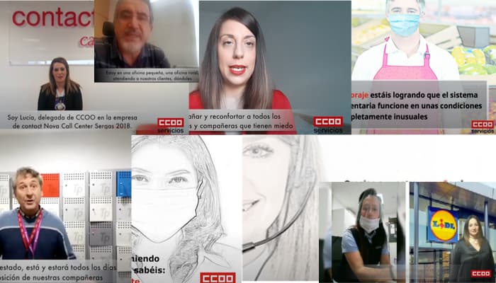 Trabajadores y trabajadoras de servicios esenciales siempre contigo.
