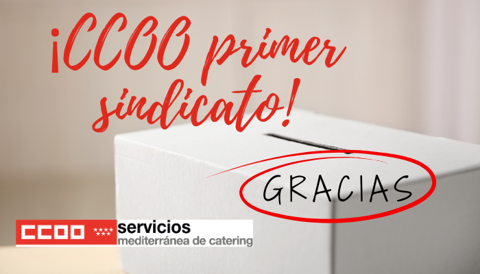 CCOO primer sindicato en mediterránea Madrid